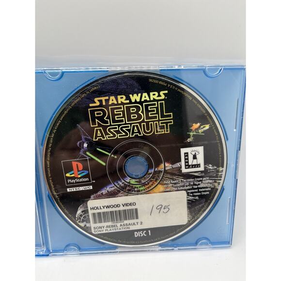 Sony PlayStation 1 PS1 Star Wars Rebel Assault II 2 Manual Tested Working Nice - Picture 2 of 10